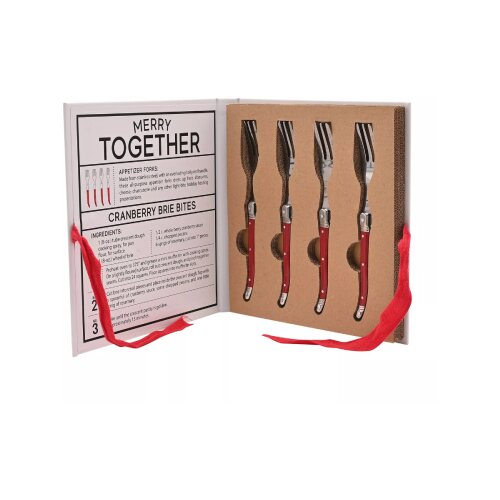 Widdop & Co. Santa Barbara - Dezertne viljuške set 4 - Santa Barbara, Red Charcuterie Cene