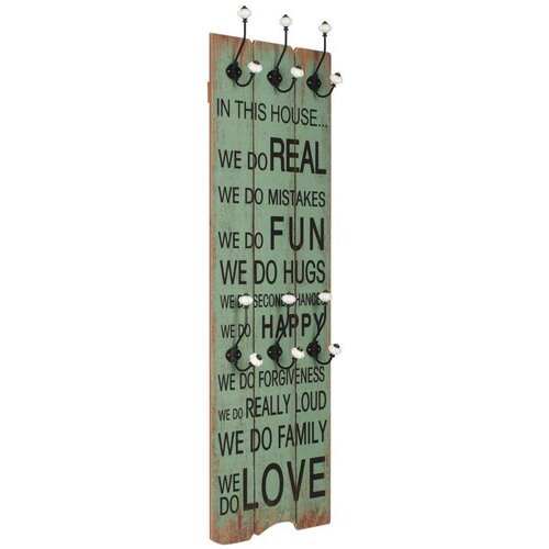  Vješalica za kapute sa 6 kuka HAPPY LOVE 120 x 40 cm Cijene