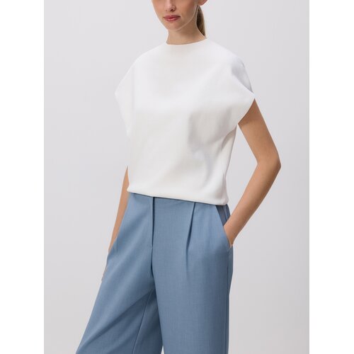 Reserved Bluza s uspravnim ovratnikom - krem Cene