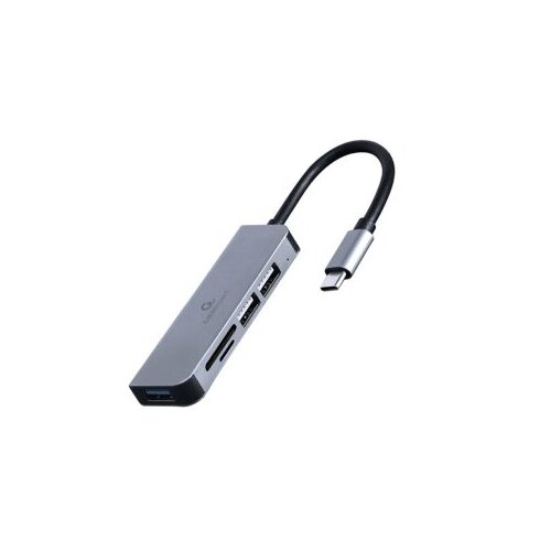  USB HUB GEMBIRD Type-C 3-port USB hub USB3.1 + USB 2.0 with card reader, UHB-CM-CRU3P1U2P2-01 Cijene