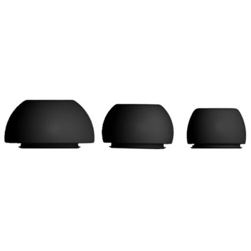 INF Združljivi AirPods Pro silikonski u&scaron;esni nastavki - beli u&scaron;esni čepki (3 pari) Black, (5000074665) Cene