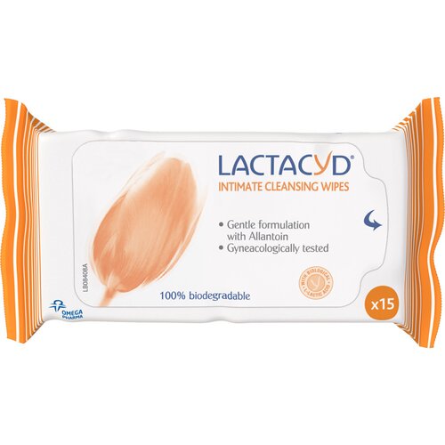 Lactacyd daily maramice za intimnu negu 15 komada Slike