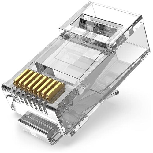 Vention modularni konektor (10 kom.) (Cat6a utp RJ45, prozirni) Cijene