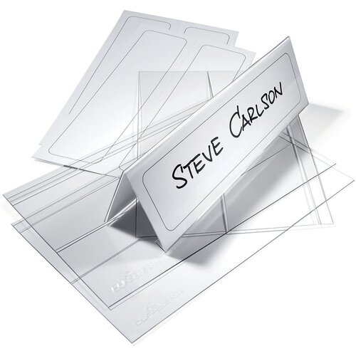 Durable Namizna tablica za ime iz PET, VxŠ 61/122 x 210 mm, DE 30 kosov Cene