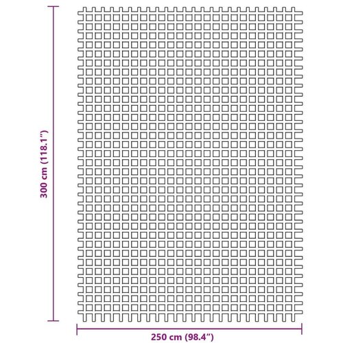 vidaXL Podna prostirka za kampiranje plava 3 x 2 5 m Cene