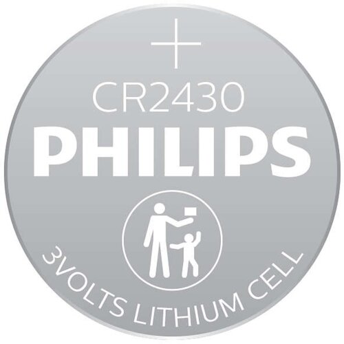 Philips CR2430/00B litijeva 3,0 V, 1 gumbna baterija (24,5 x 3,0) Slike