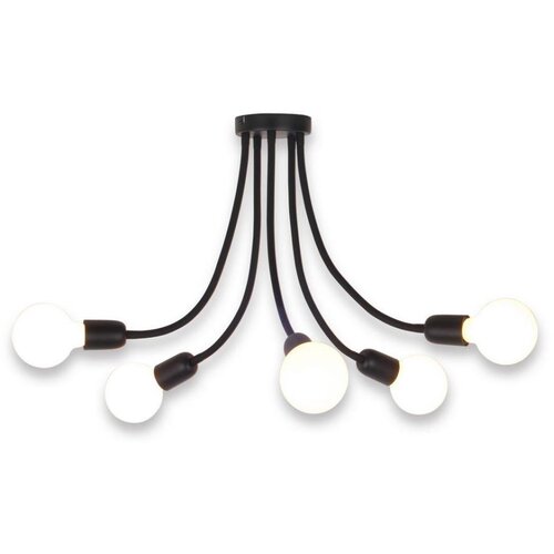 Top Light galileo 5 c - visilica na &amp;scaron;ipci 5xE27/40W/230V crna Slike