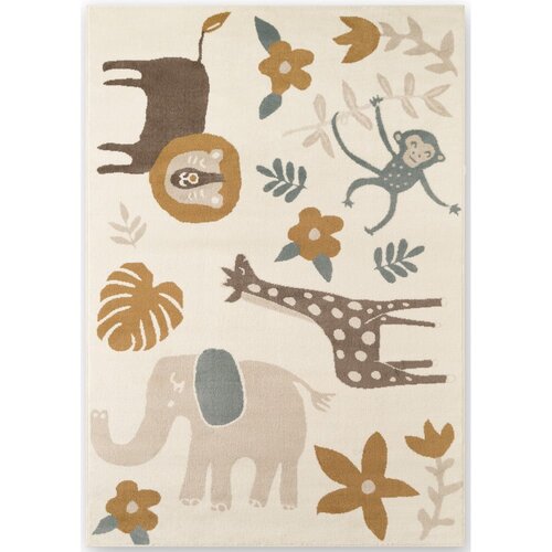 Hanse Home Krem dječji tepih 160x235 cm Animal Safari – Cijene