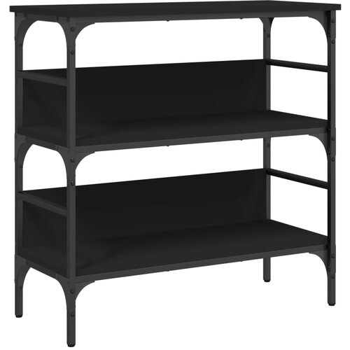 Maison Chic konzolna miza - miza ob steni črna 75x32x75 cm inženirski les, (21785849) Cene