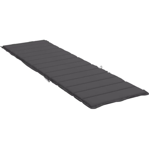  Jastuk za ležaljku antracit 200 x 70 x 3 cm od tkanine Oxford Slike