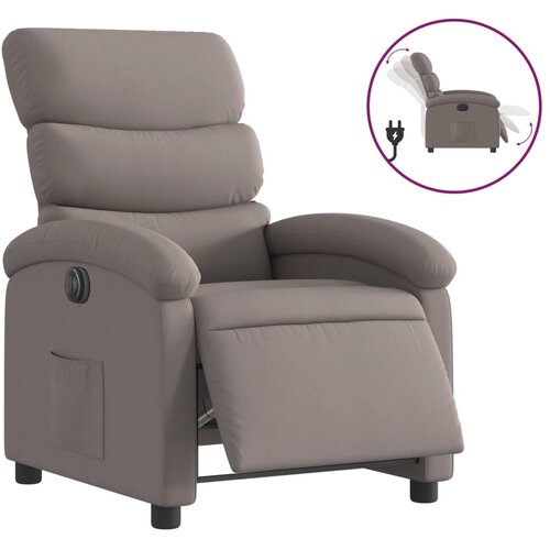 Maison Chic Električni naslanjač - Relax naslanjač taupe blago, (22062028) Cene