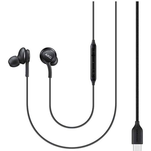 Samsung EO-IC100BB AKG stereo slu&amp;scaron;alke USB-C črne Slike