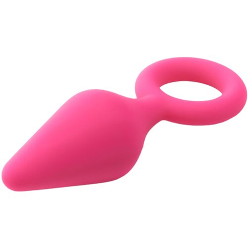DREAMTOYS Flirts Pull Plug - mali analni dildo (ružičasti) Slike