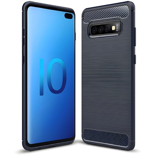 IZMAEL.eu Futrola Carbon Shield TPU za Samsung Galaxy S10 - Crna Cene