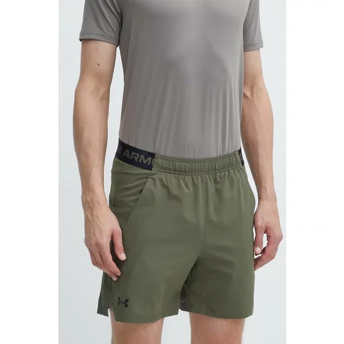 Under Armour Kratke hlače za trening Vanish boja: zelena