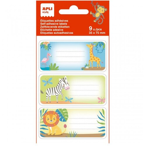 Apli Mini nalepke &scaron;olske-savana 81 x 36 mm za ročno pisanje, 9 kos, (21289121) Cene