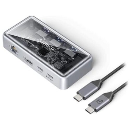 Orico priklopna postaja TM10-6P/USB-C/1x HDMI/100W Slike
