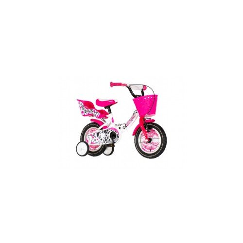  Bicikl Visitor Dalmatian 12" roze beli Cene