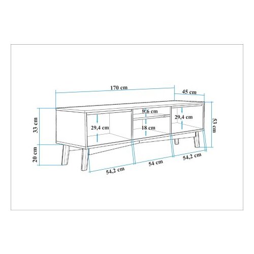 Hanah home tv polica vina atlantic pine Slike