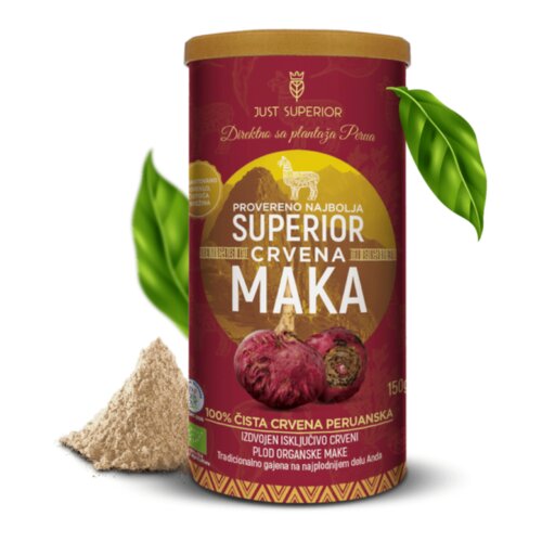 Just Superior Organska crvena maka, 150 g Cene