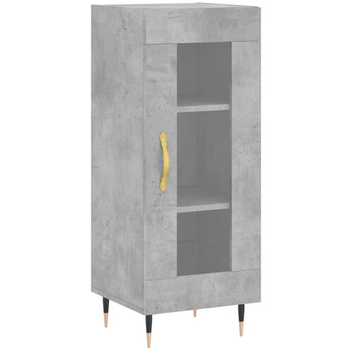 Maison Chic Komoda - Predalnik betonsko siva 34,5x34x90 cm inženirski les, (21718519) Slike