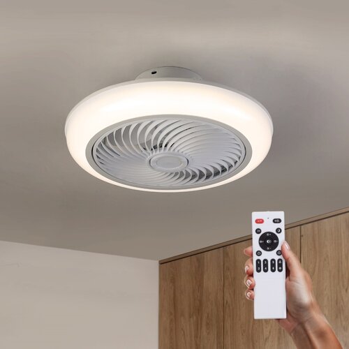  Brilagi-LED Prigu&amp;scaron;iva stropna svetiljka sa ventilatorom LED/30W/230V 3000-6500K bela+daljinski upravljač Slike
