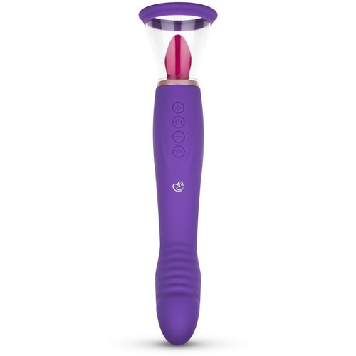 EasyToys - Vibe Collection pumpica s vibratorom G točke, ljubičasta Slike