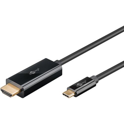 Goobay adapter USB-C (M) na HDMI (M), 4K 60 Hz, 1 m, 75696 Slike