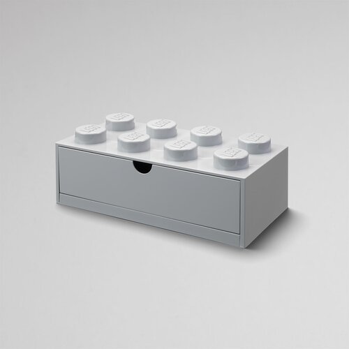 Lego Siva kutija s ladicom Brick, 31,6 x 11,3 cm Cene