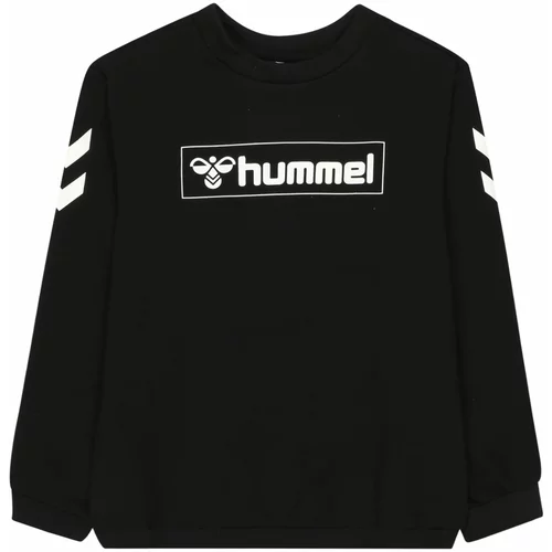 Hummel Sweater majica crna / bijela