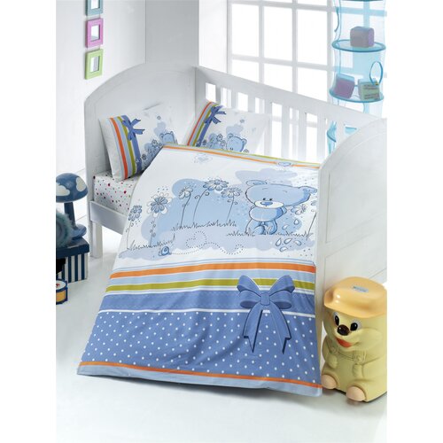 Lessentiel Maison posteljina za bebe Bear , 100x150cm, Plava Cene