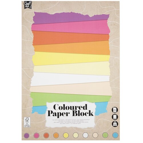 Blok obojenih pastelnih papira 24 k 34 cm 20 listova Cene
