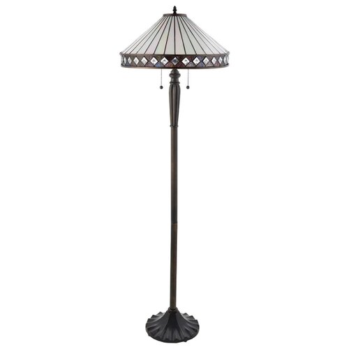  Endon 70936 - Stojeća lampa Tiffany FARGO 2xE27/60W/230V prečnika 50 cm Slike