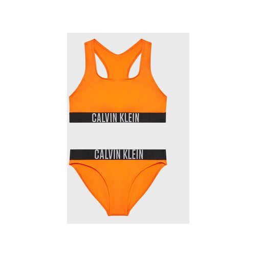 Calvin Klein Swimwear Kopalni kostum KY0KY00027 Oranžna Slike