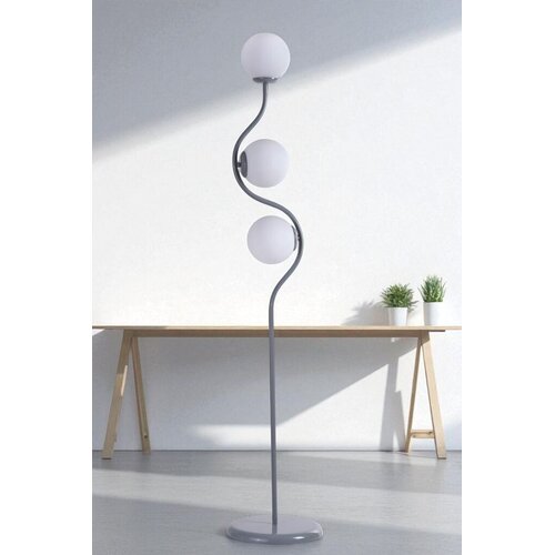 Opviq podna lampa 8944-2, siva Cene