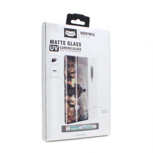 Tempered glass rockymile uv matte full glue + lampa za samsung N970F galaxy note 10 Cene