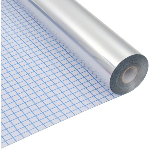 VidaXL Zrcalna folija za zasebnost samolepilna 0,9x10 m Slike