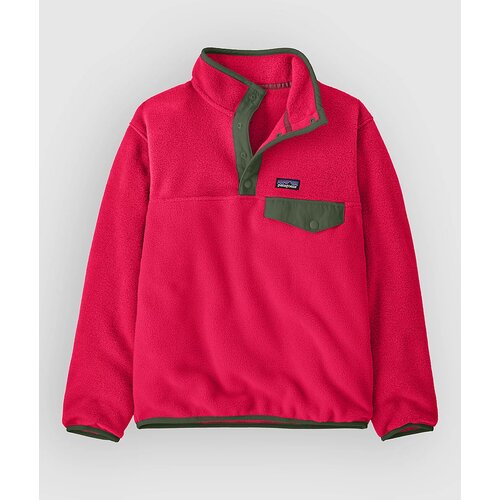 Patagonia Lw Synch Snap Kids Pulover punchy pink Slike