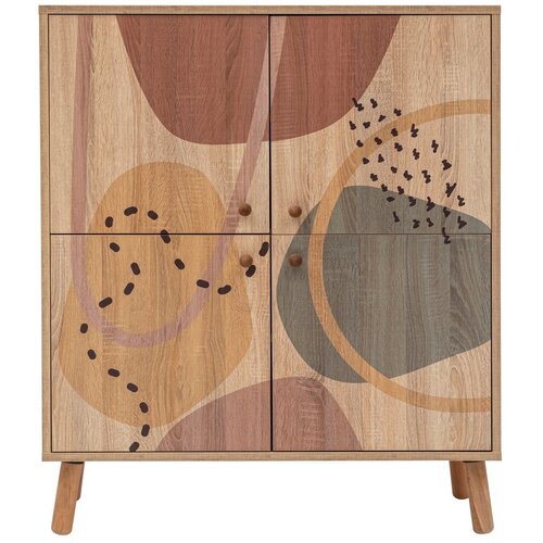 Kalune Design Ormarić u dekoru hrasta u prirodnoj boji 95x111 cm Multilux – Cijene