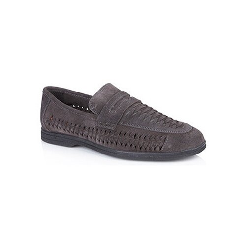 Silver Street London Mokasini Perth Suede Siva Cene