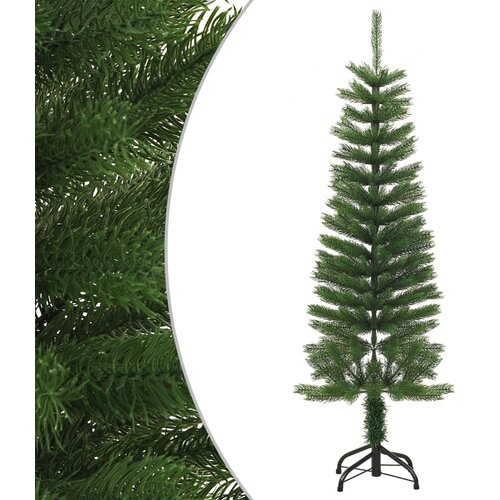vidaXL Umjetno usko božićno drvce sa stalkom 120 cm PE Cijene