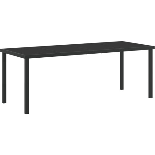 vidaXL 9-dijelni set za objedovanje u vrtu s jastučićima Sivi Poli Ratan, Vrtni stol Crni 200x80x73 cm Staklo otporno na udarce Cijene