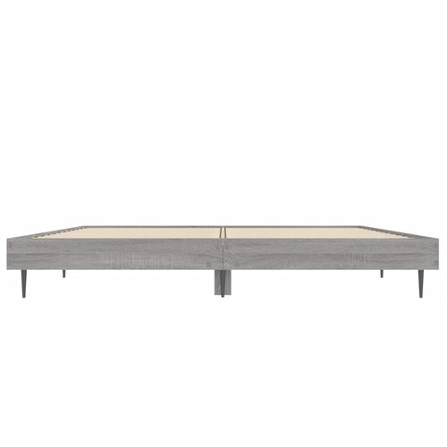  Okvir za krevet boja hrasta 140x190 cm od konstruiranog drva Slike