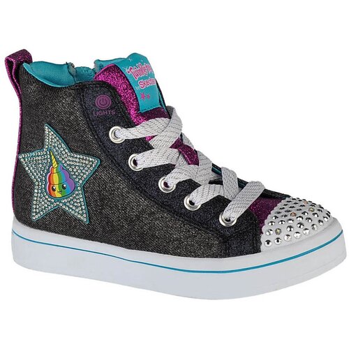 Skechers Nizke superge Twi-Lites Patch Cuties Siva Cene