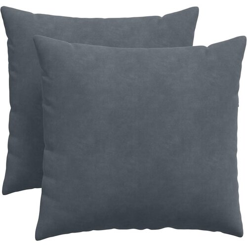  Jastučići za sofu 2 pcs Tamno siva 50 x 50 cm Kordura tekstil Slike