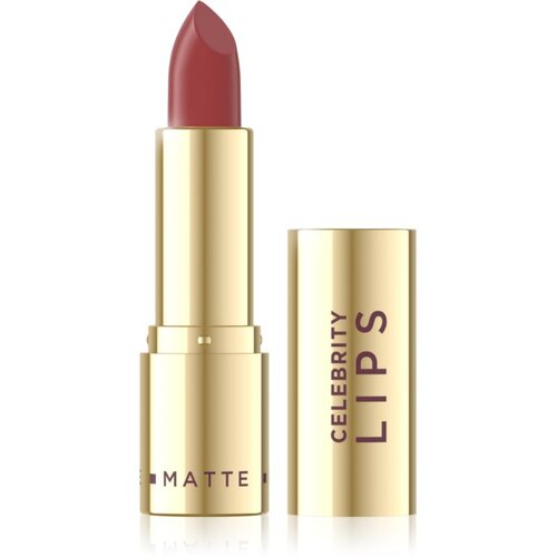 Eveline Cosmetics Celebrity Lips Matte matirajoča &amp;scaron;minka odtenek 501 velvet 1 kos Slike