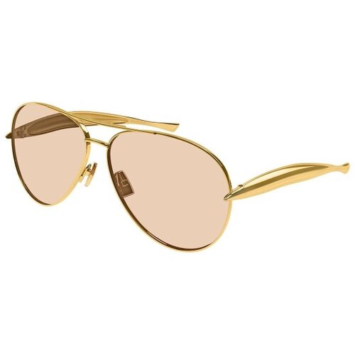 Bottega Veneta BV1305S 002 ONE SIZE (64) Zlata/Rjava Cene