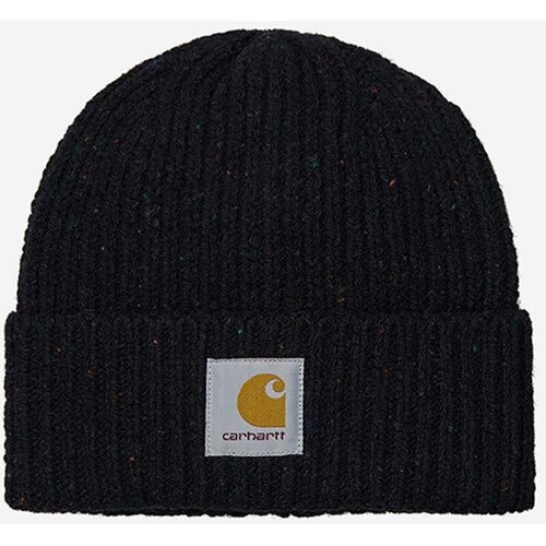 Carhartt WIP Anglistic Beanie Speckled Black Universal Cene