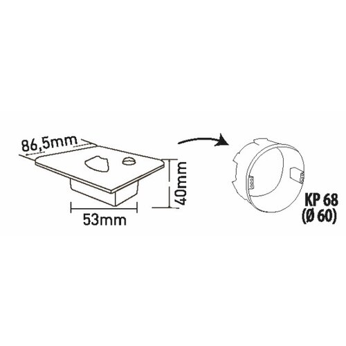  LED svetlo za stepeni&amp;scaron;te sa senzorom pokreta LED/1,5W/230V 3000/4000/6500K Slike