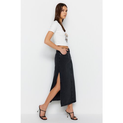 Trendyol Skirt - Black - Maxi Slike